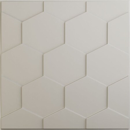 Ekena Millwork 19 5/8in. W x 19 5/8in. H Honeycomb EnduraWall Decorative 3D Wall Panel Covers 2.67 Sq. Ft. WP20X20HBGBW
